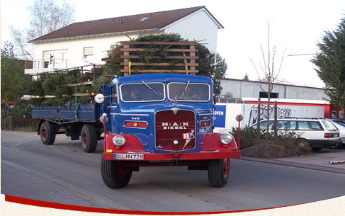 Mitarbeiter unseres Weihnachtsbaum Verkaufs in Bad Honnef.